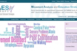 maes therapy cerebral palsy wellness web design london uai