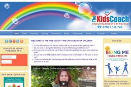 the kids coach wellness web design london uk uai