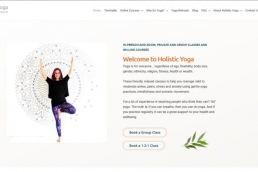 website design for yoga professionals